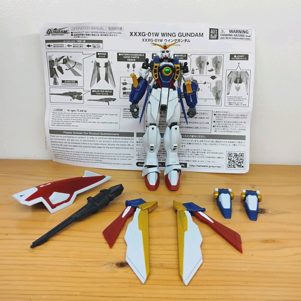 Gundam Spirits Mobile Suit Gundam Wing XXXG-01W Wing Gundam 6" Action Figure